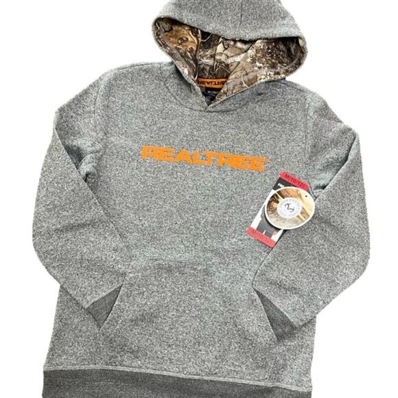 Realtree Boys Hoodie Sweatshirt Camouflage Hunting Size Medium NWT - Picture 1 of 7